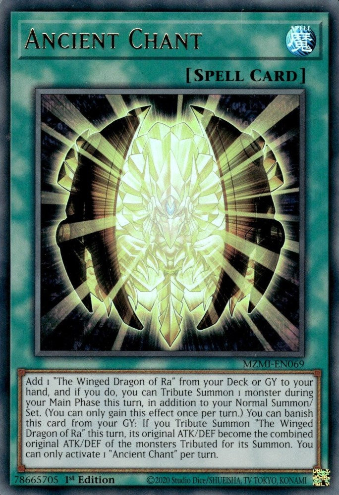 Ancient Chant [MZMI-EN069] Ultra Rare | Odin's Place