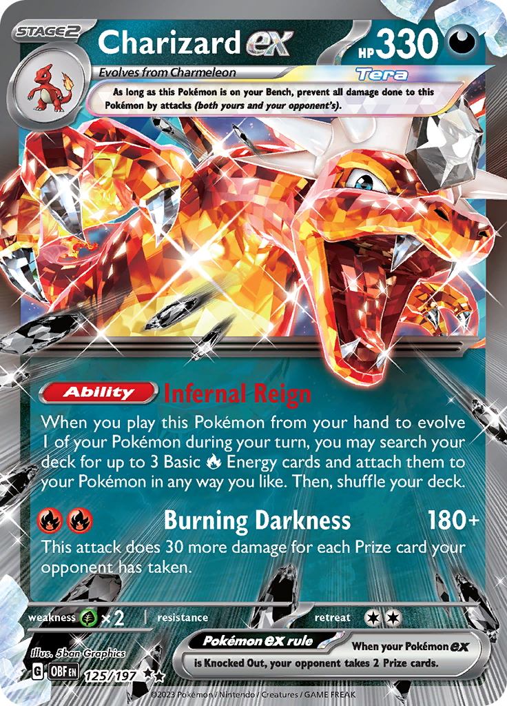 Charizard ex (125/197) [Scarlet & Violet: Obsidian Flames] | Odin's Place