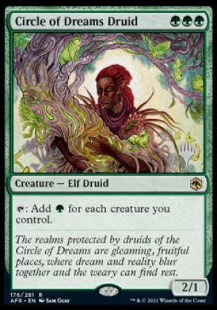 Circle of Dreams Druid (Promo Pack) [Dungeons & Dragons: Adventures in the Forgotten Realms Promos] | Odin's Place