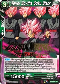 Terror Scythe Goku Black (Titan Player Stamped) (BT3-075) [Tournament Promotion Cards] | Odin's Place