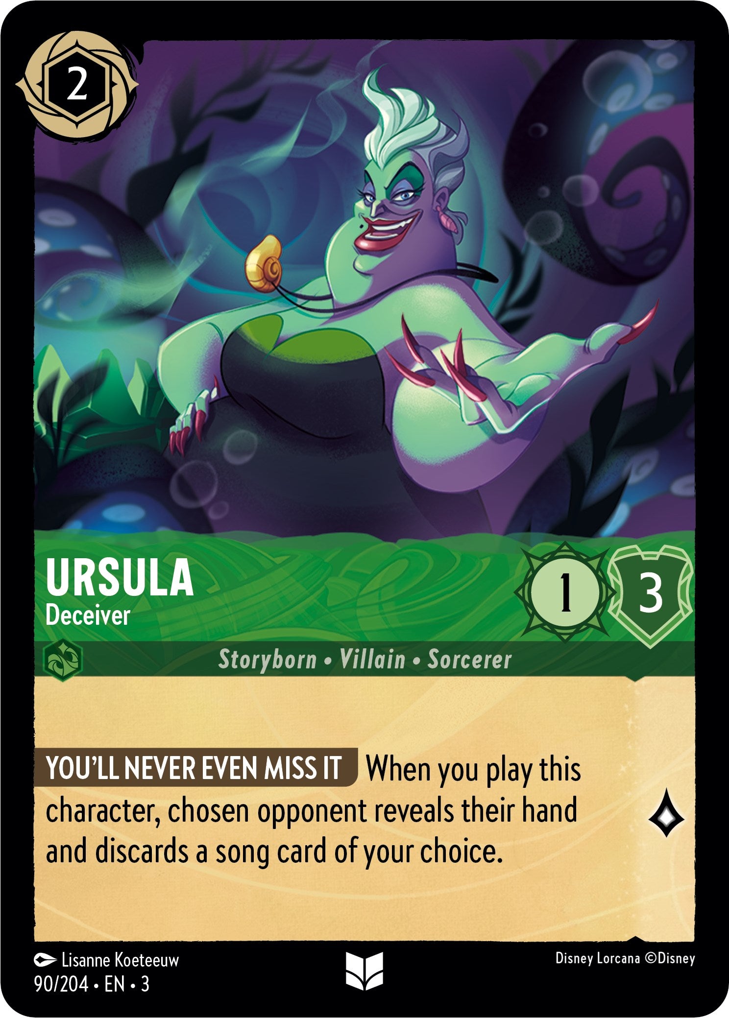 Ursula - Deceiver (90/204) [Into the Inklands] | Odin's Place