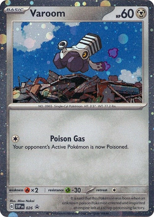 Varoom (026) (Cosmos Holo) [Scarlet & Violet: Black Star Promos] | Odin's Place