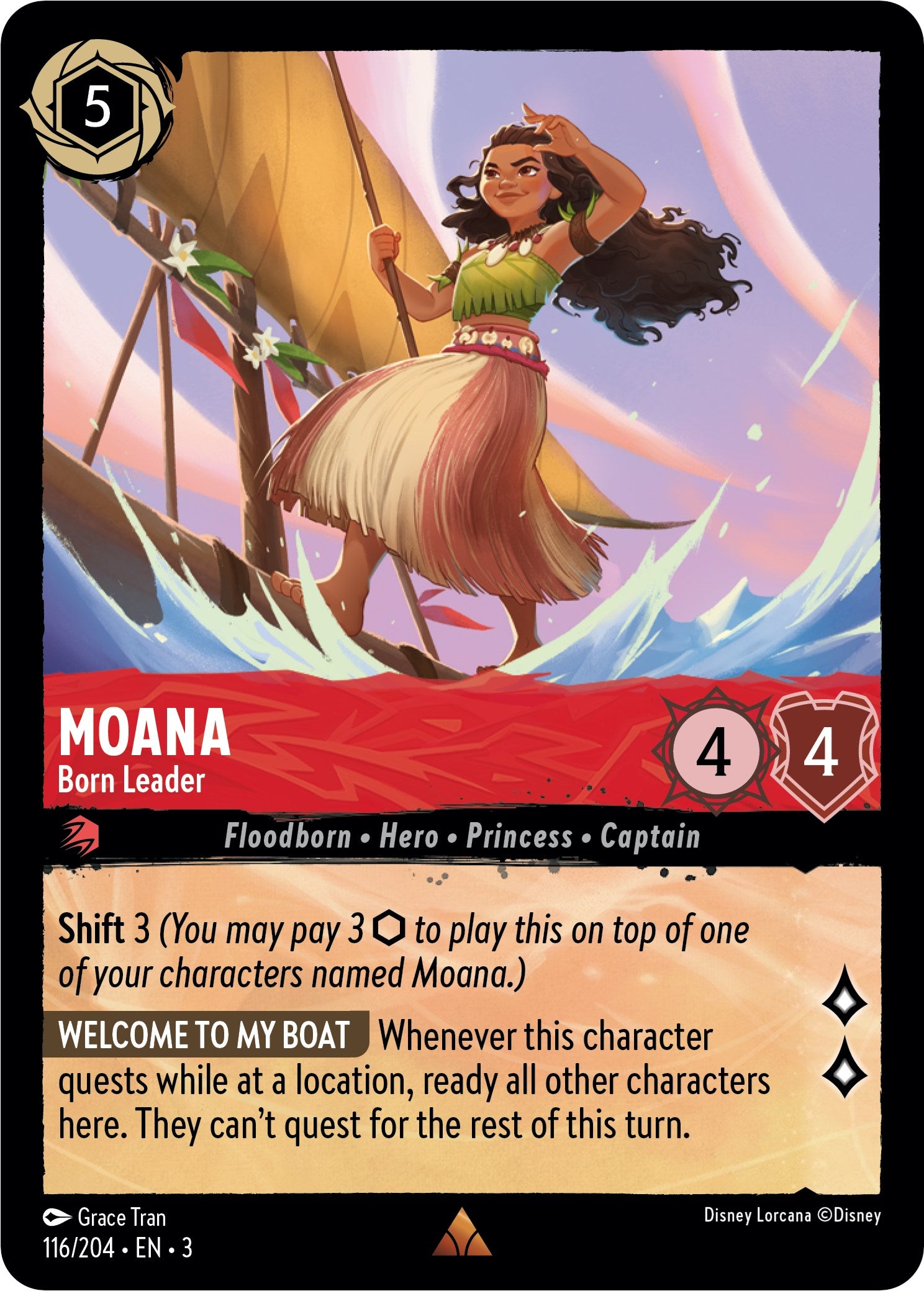 Moana - Born Leader (116/204) [Into the Inklands] | Odin's Place