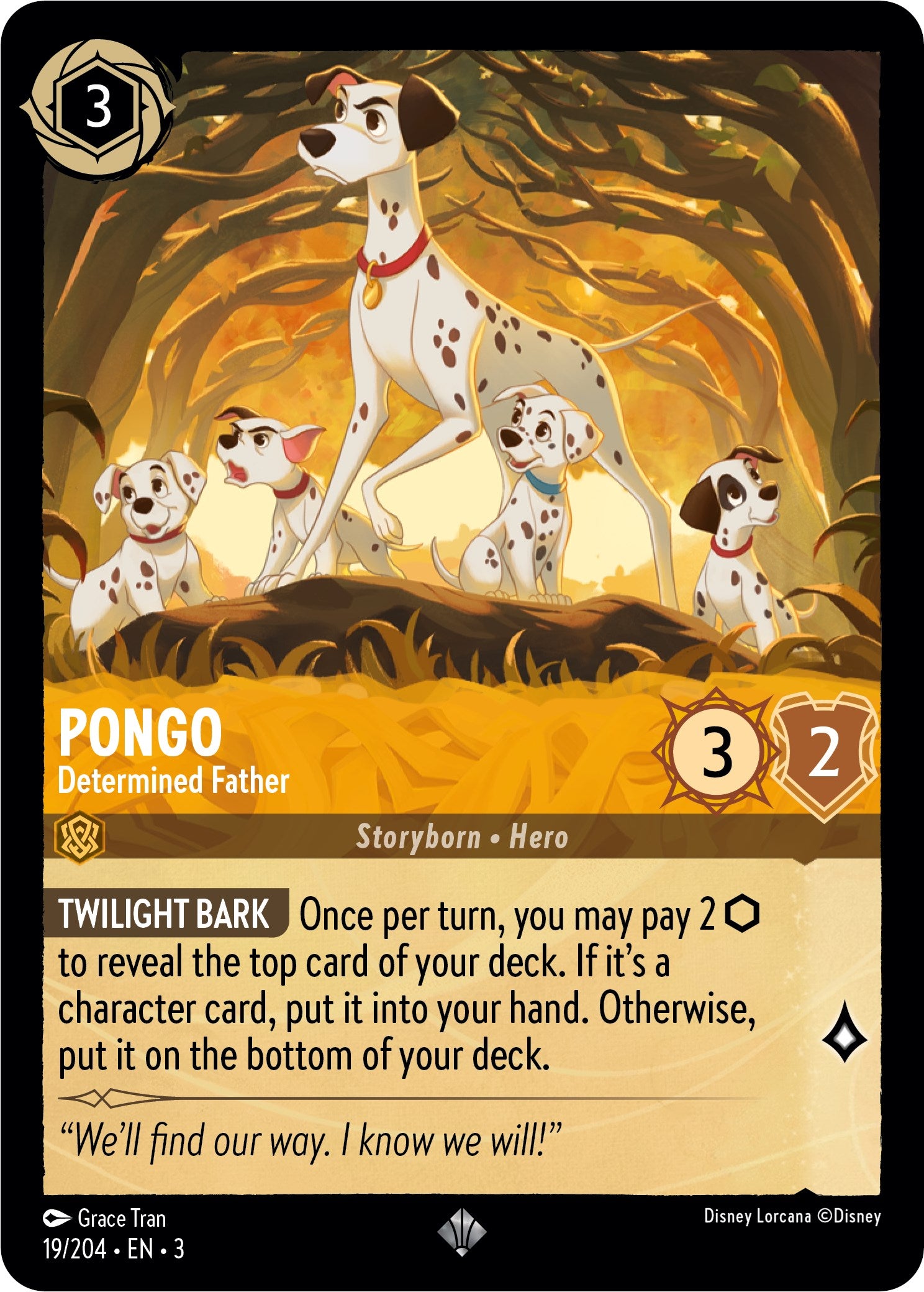 Pongo - Determined Father (19/204) [Into the Inklands] | Odin's Place