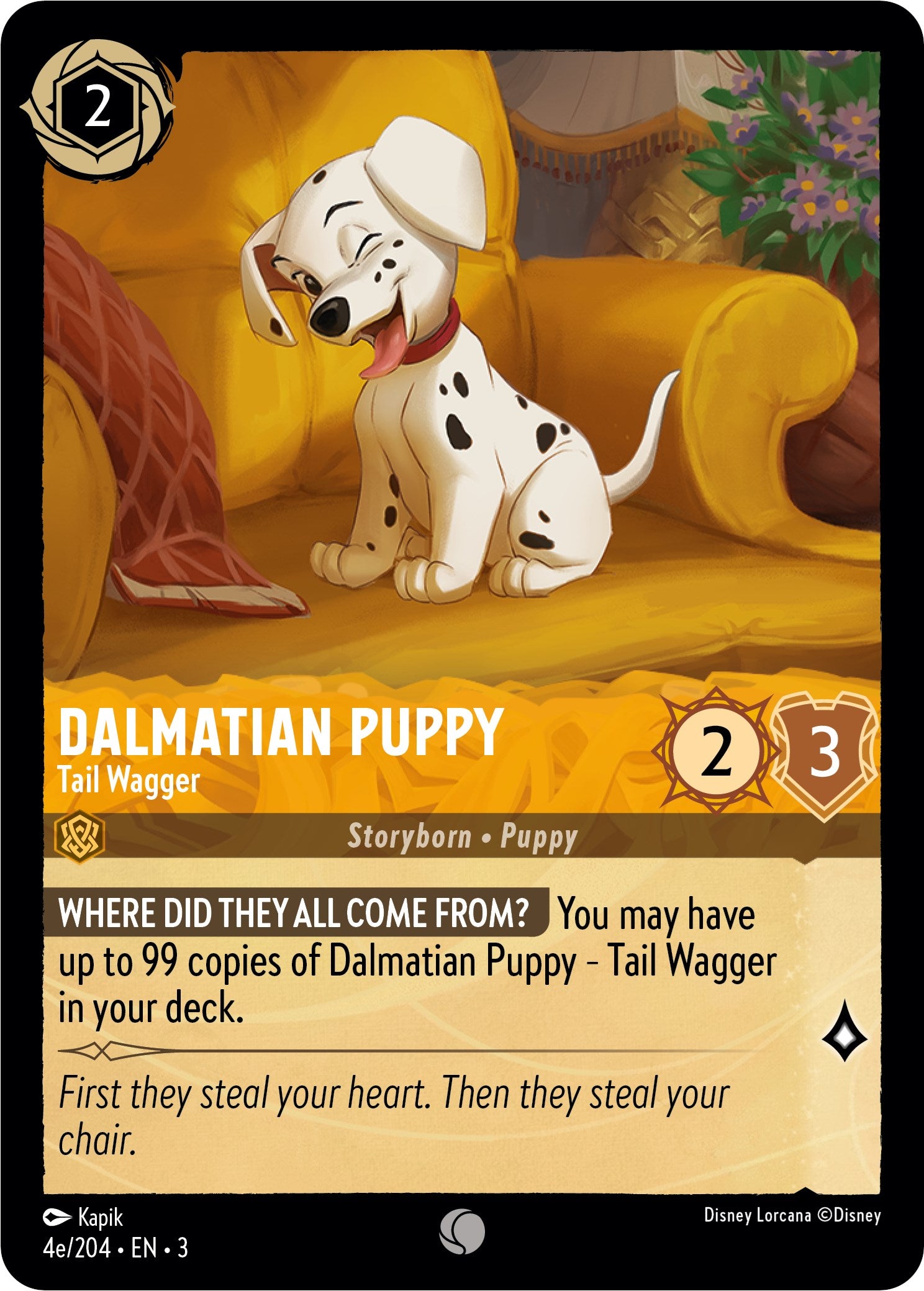 Dalmatian Puppy - Tail Wagger (4e) (4e/204) [Into the Inklands] | Odin's Place