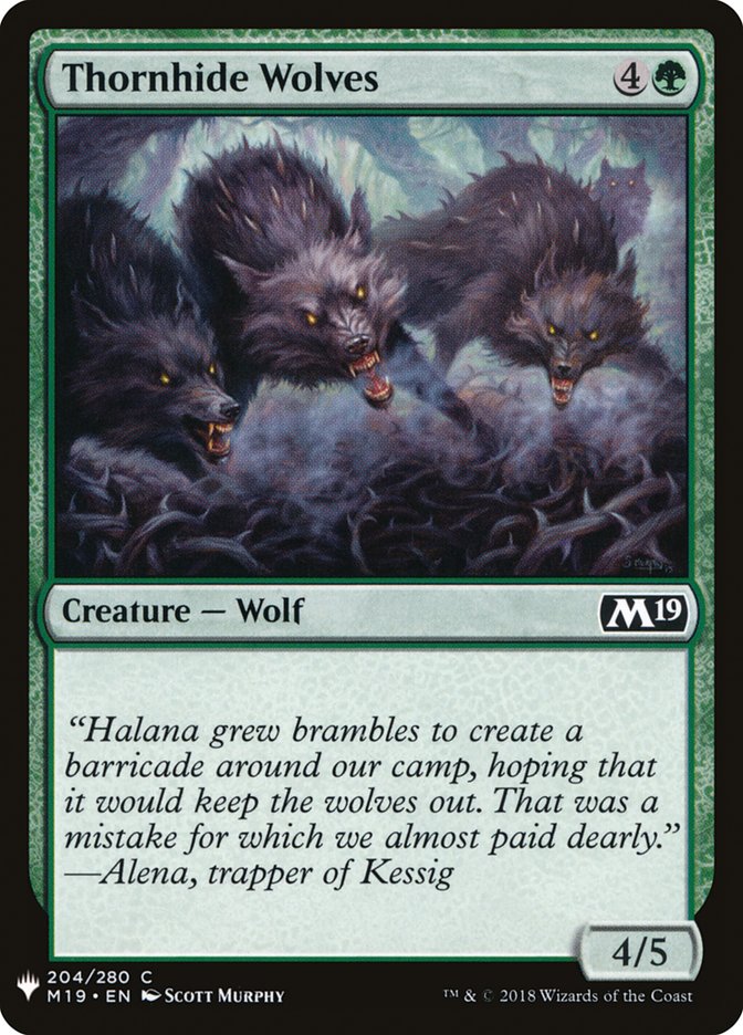Thornhide Wolves [Mystery Booster] | Odin's Place