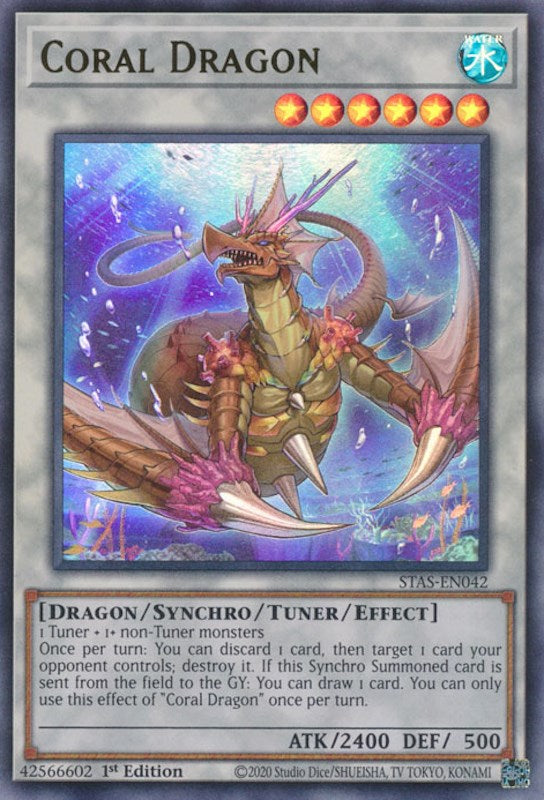 Coral Dragon [STAS-EN042] Ultra Rare | Odin's Place