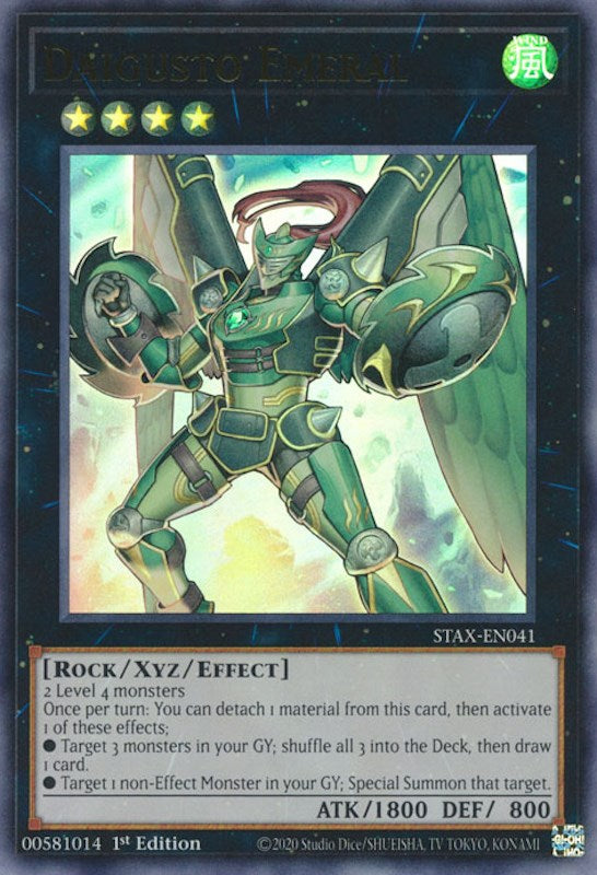 Daigusto Emeral [STAX-EN041] Ultra Rare | Odin's Place