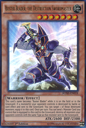 Buster Blader, the Destruction Swordmaster [BOSH-EN018] Ultra Rare | Odin's Place