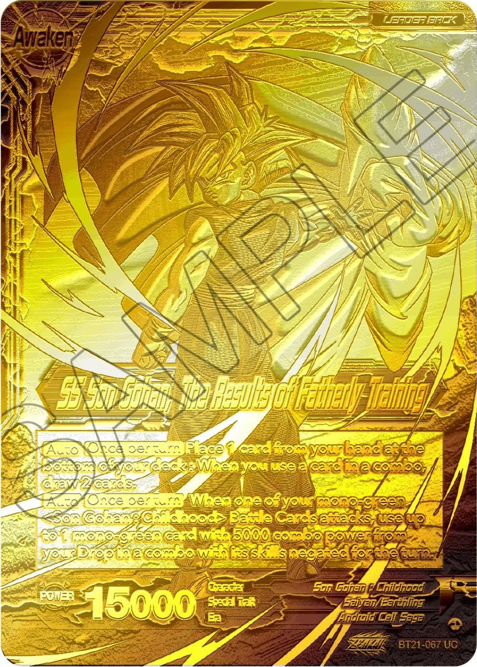 Son Gohan // SS Son Gohan, The Results of Fatherly Training (2023 Championship Finals) (Gold Metal Foil) (BT21-067) [Tournament Promotion Cards] | Odin's Place