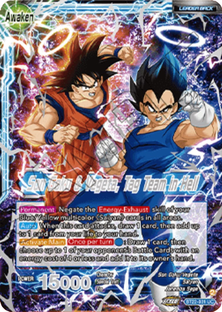 Son Goku // Son Goku & Vegeta, Tag Team in Hell (2023 Championship Finals) (BT22-031) [Tournament Promotion Cards] | Odin's Place