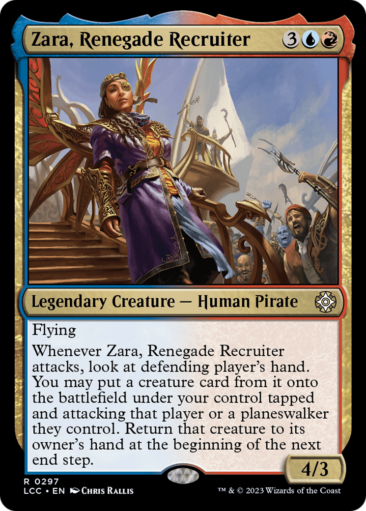 Zara, Renegade Recruiter [The Lost Caverns of Ixalan Commander] | Odin's Place