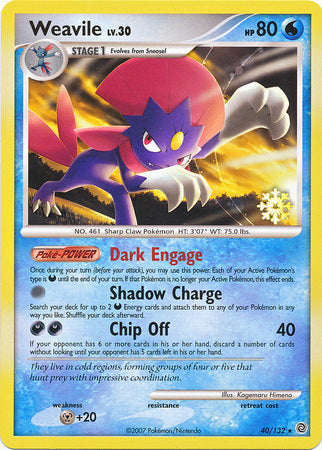Weavile (40/132) [Countdown Calendar Promos] | Odin's Place
