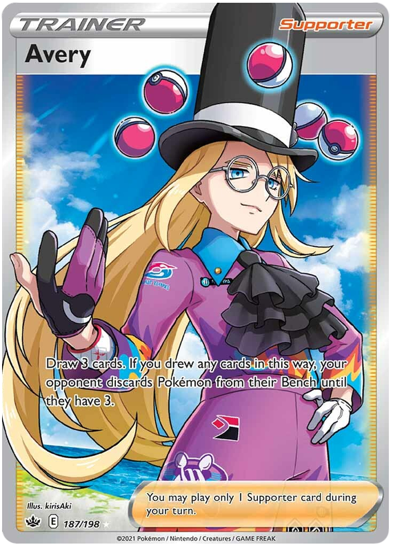 Avery (187/198) [Sword & Shield: Chilling Reign] | Odin's Place