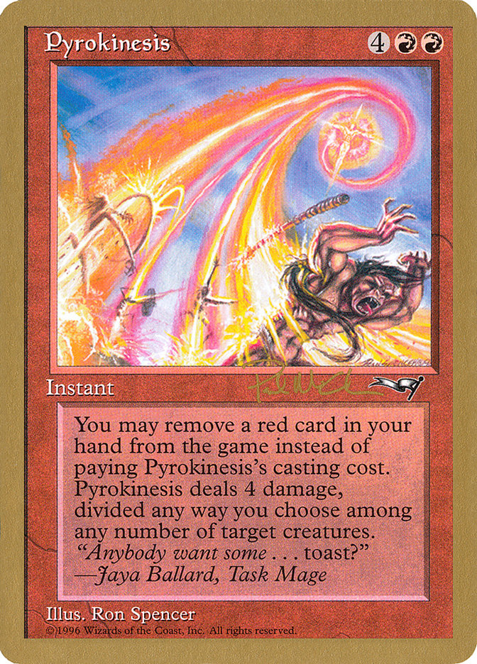 Pyrokinesis (Paul McCabe) [World Championship Decks 1997] | Odin's Place