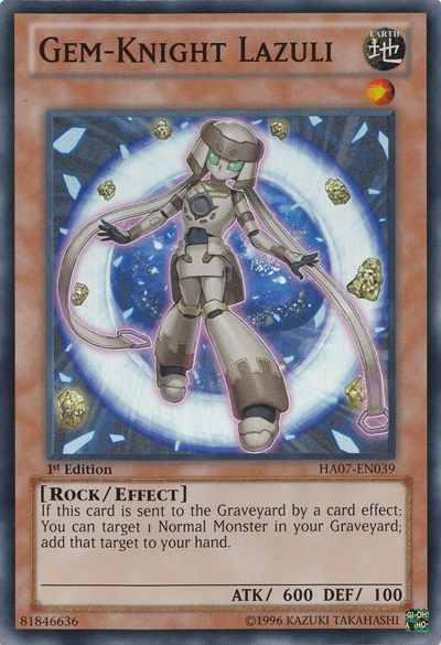 Gem-Knight Lazuli [HA07-EN039] Super Rare | Odin's Place