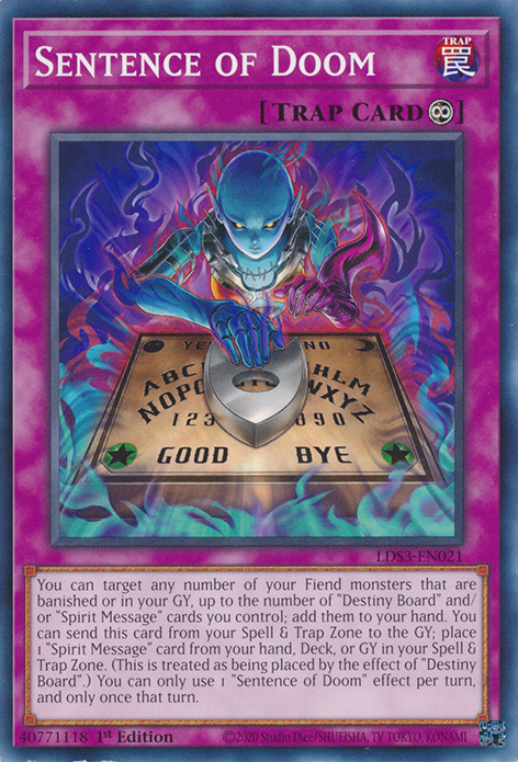 Sentence of Doom [LDS3-EN021] Common | Odin's Place