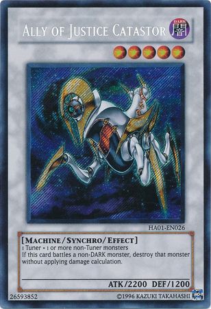 Ally of Justice Catastor [HA01-EN026] Secret Rare | Odin's Place