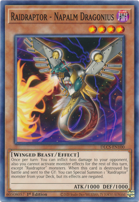 Raidraptor - Napalm Dragonius [DLCS-EN100] Common | Odin's Place