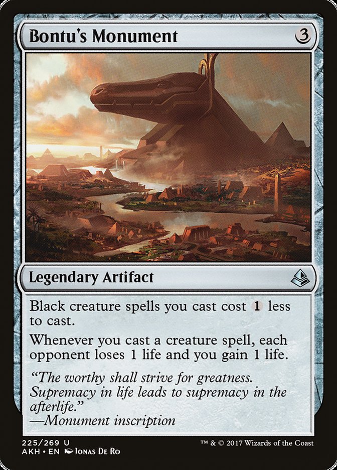 Bontu's Monument (225) [Amonkhet] | Odin's Place