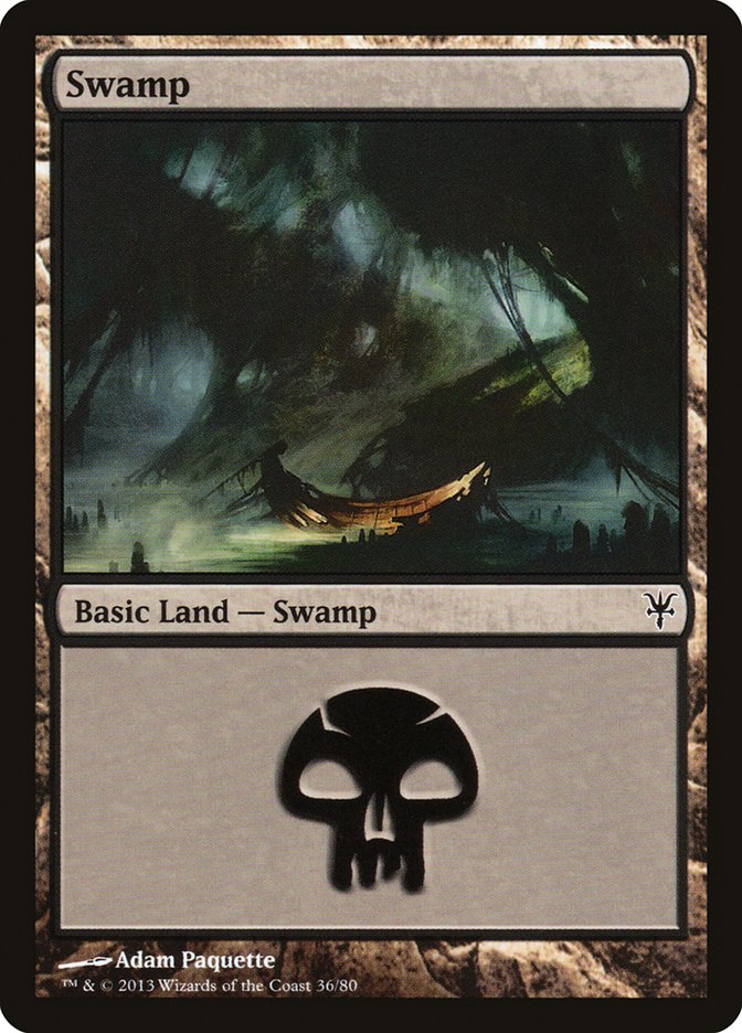 Swamp (36) [Duel Decks: Sorin vs. Tibalt] | Odin's Place