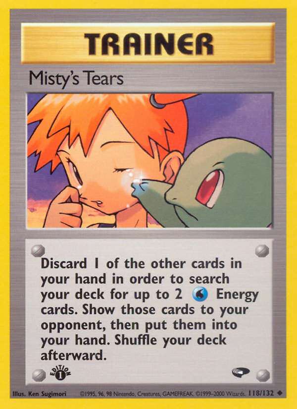 Misty's Tears (118/132) [Gym Challenge 1st Edition] | Odin's Place