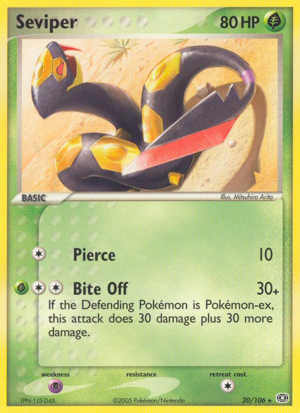 Seviper (20/106) [EX: Emerald] | Odin's Place