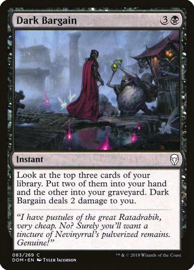 Dark Bargain (83) [Dominaria] | Odin's Place