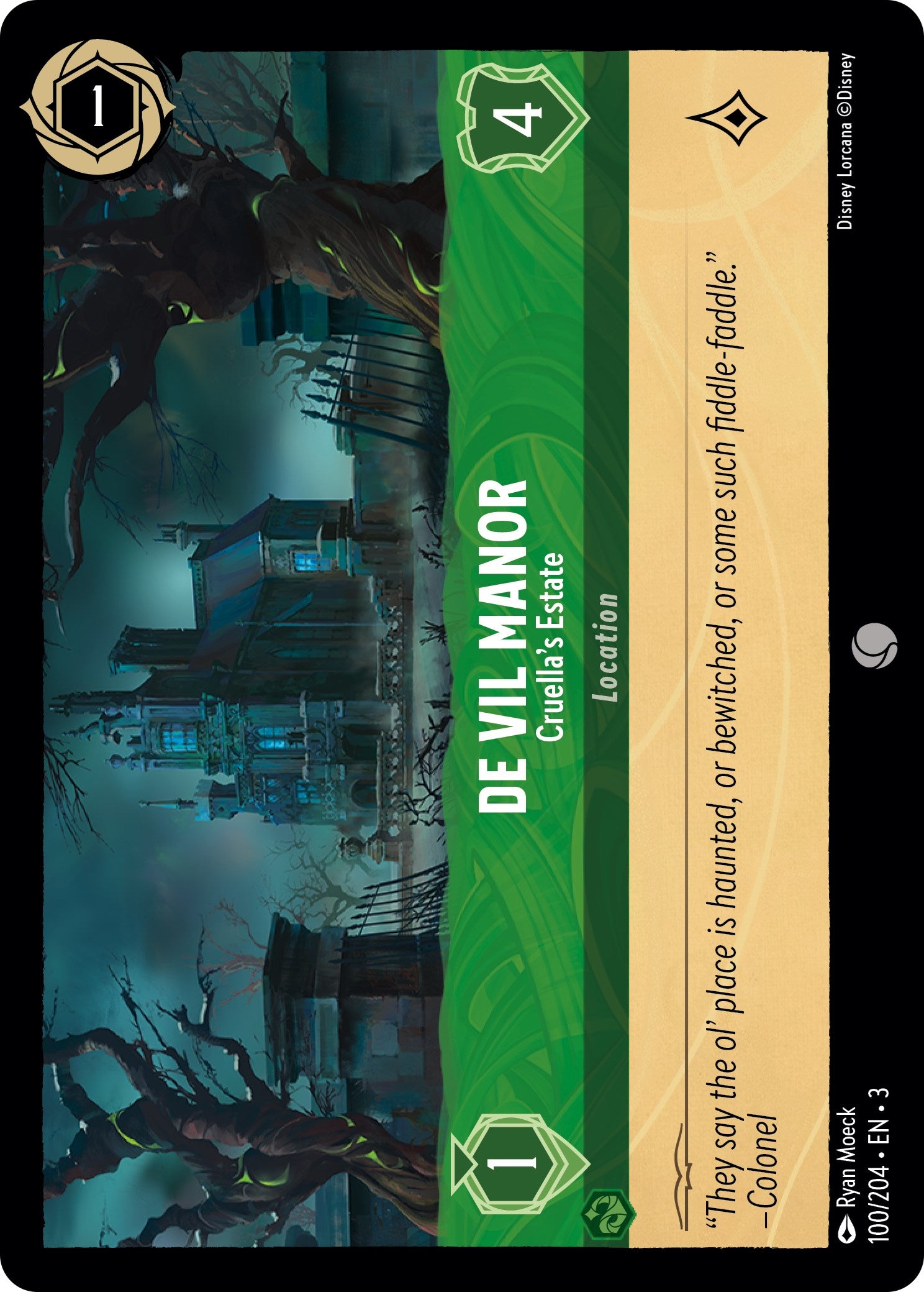 De Vil Manor - Cruella's Estate (100/204) [Into the Inklands] | Odin's Place