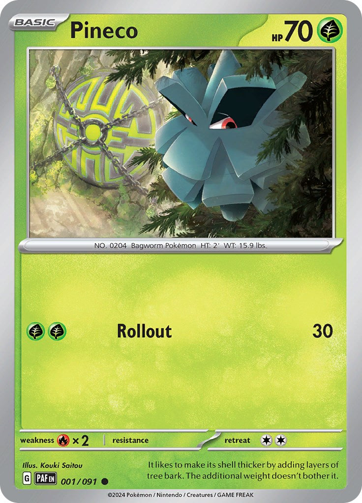 Pineco (001/091) [Scarlet & Violet: Paldean Fates] | Odin's Place