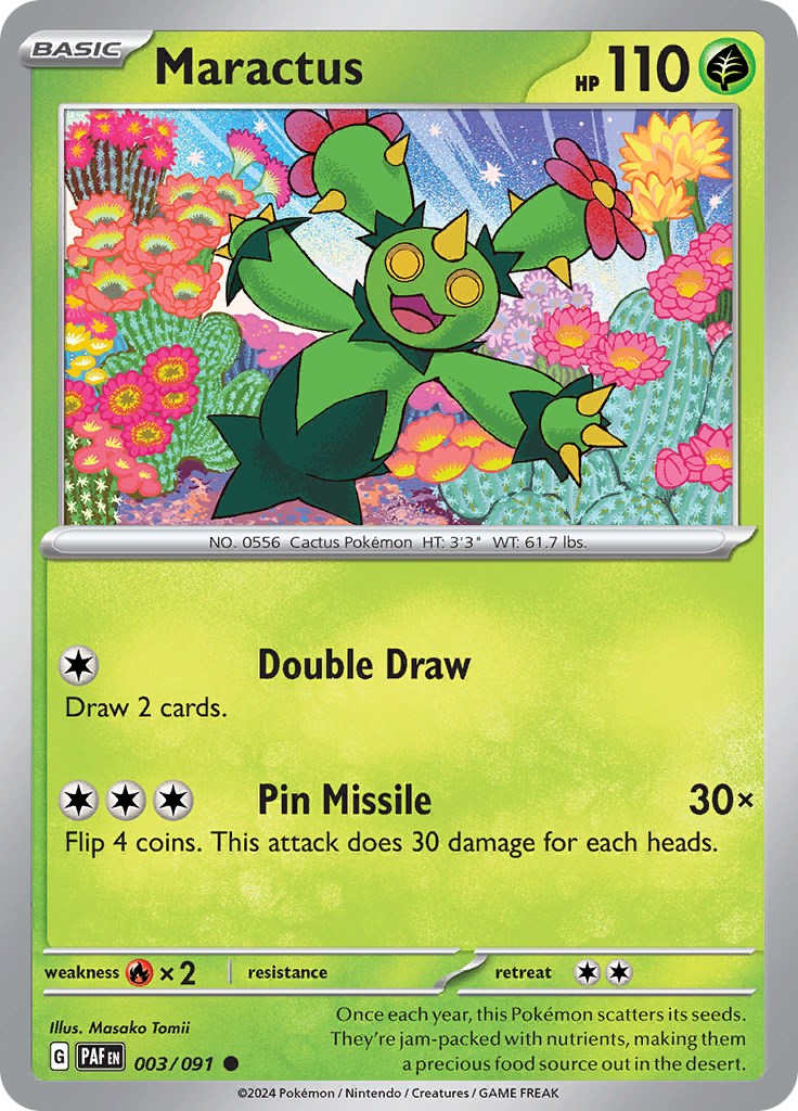 Maractus (003/091) [Scarlet & Violet: Paldean Fates] | Odin's Place