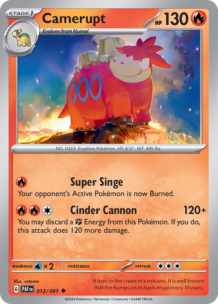 Camerupt (012/091) [Scarlet & Violet: Paldean Fates] | Odin's Place