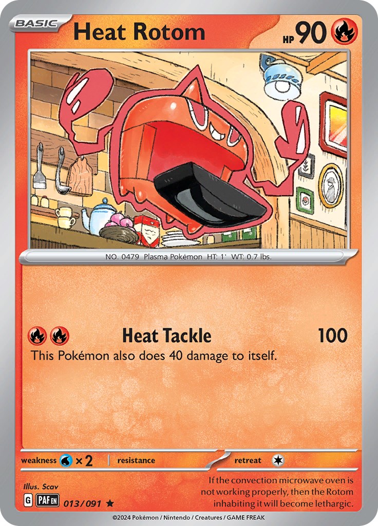 Heat Rotom (013/091) [Scarlet & Violet: Paldean Fates] | Odin's Place
