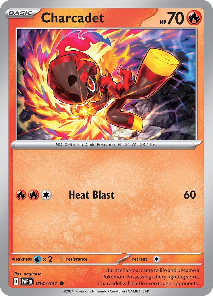 Charcadet (014/091) [Scarlet & Violet: Paldean Fates] | Odin's Place
