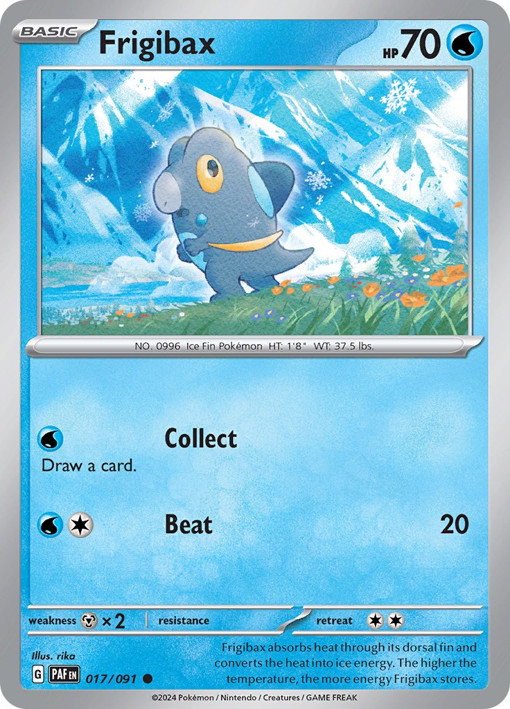 Frigibax (017/091) [Scarlet & Violet: Paldean Fates] | Odin's Place
