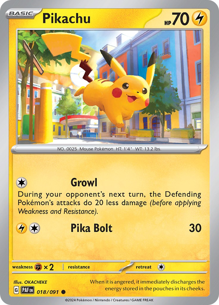 Pikachu (018/091) [Scarlet & Violet: Paldean Fates] | Odin's Place