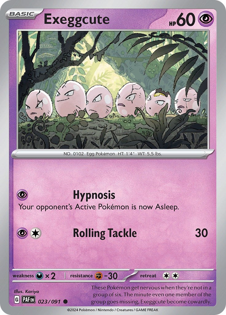 Exeggcute (023/091) [Scarlet & Violet: Paldean Fates] | Odin's Place