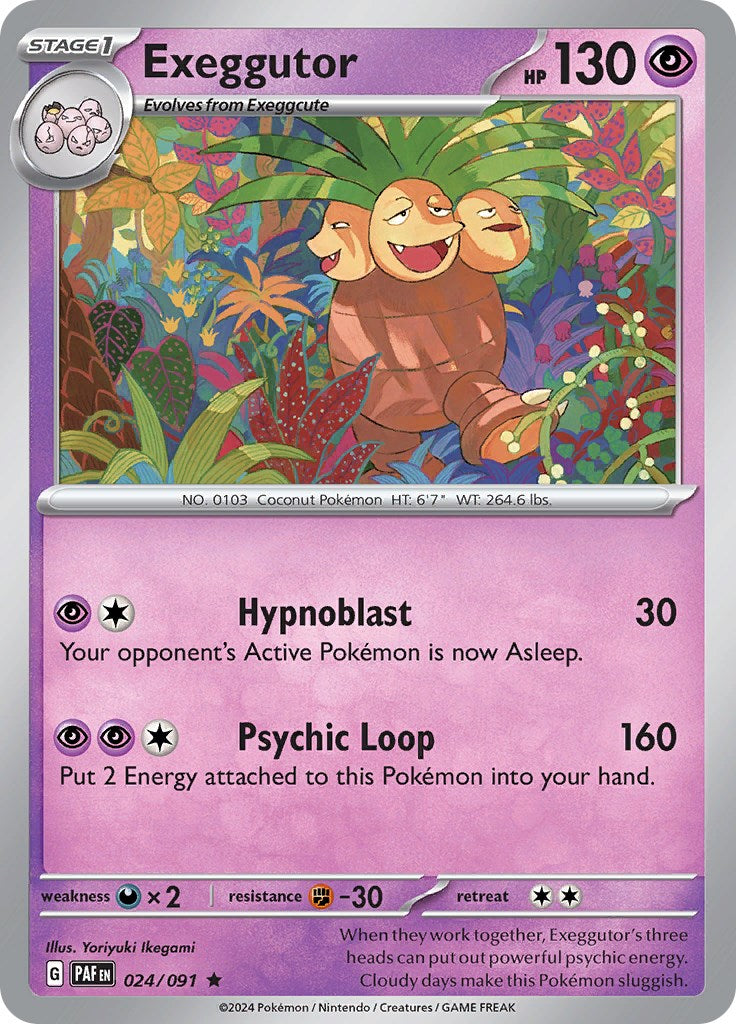Exeggutor (024/091) [Scarlet & Violet: Paldean Fates] | Odin's Place