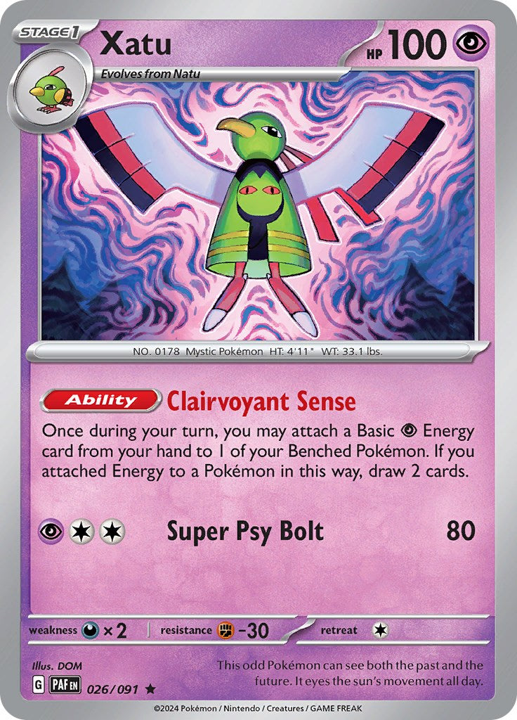 Xatu (026/091) [Scarlet & Violet: Paldean Fates] | Odin's Place
