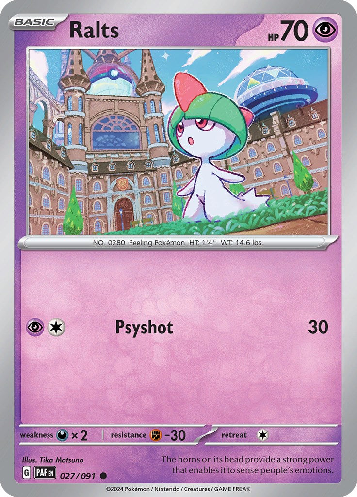 Ralts (027/091) [Scarlet & Violet: Paldean Fates] | Odin's Place