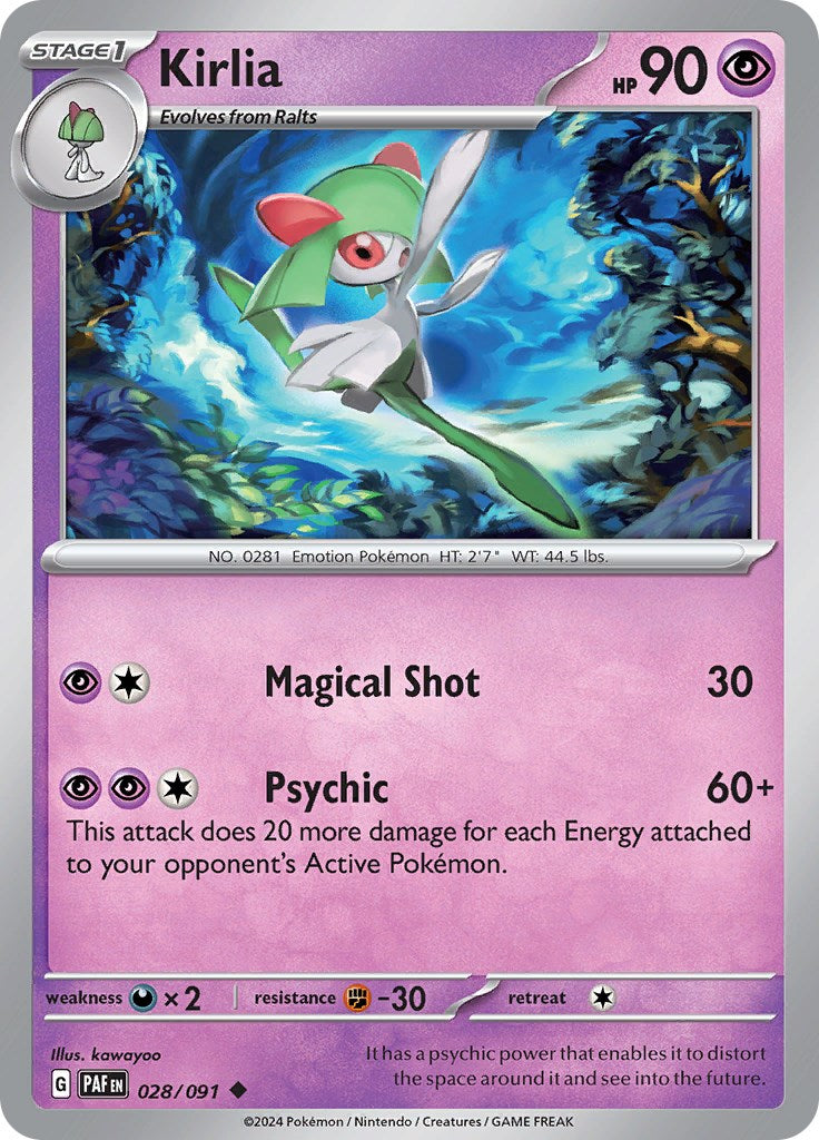 Kirlia (028/091) [Scarlet & Violet: Paldean Fates] | Odin's Place