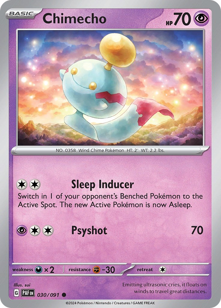Chimecho (030/091) [Scarlet & Violet: Paldean Fates] | Odin's Place