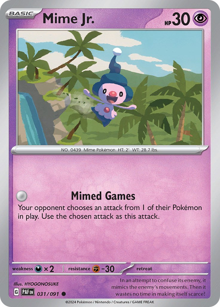 Mime Jr. (031/091) [Scarlet & Violet: Paldean Fates] | Odin's Place
