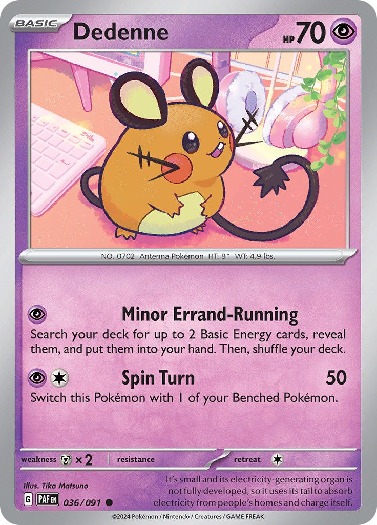 Dedenne (036/091) [Scarlet & Violet: Paldean Fates] | Odin's Place