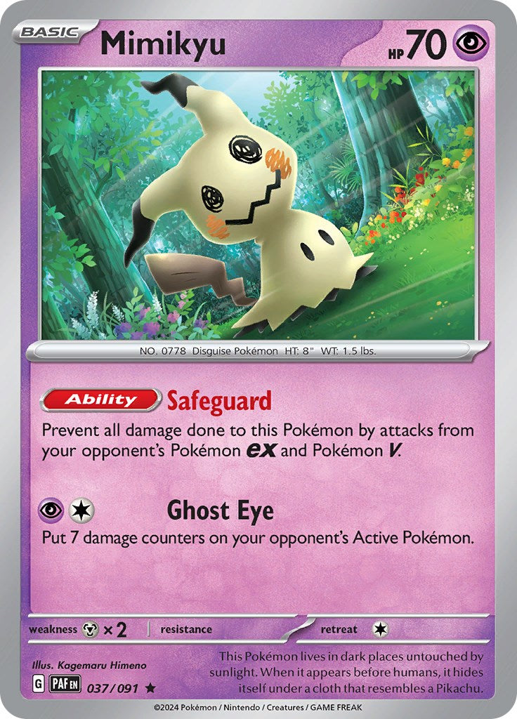 Mimikyu (037/091) [Scarlet & Violet: Paldean Fates] | Odin's Place