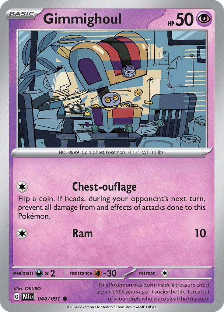 Gimmighoul (044/091) [Scarlet & Violet: Paldean Fates] | Odin's Place