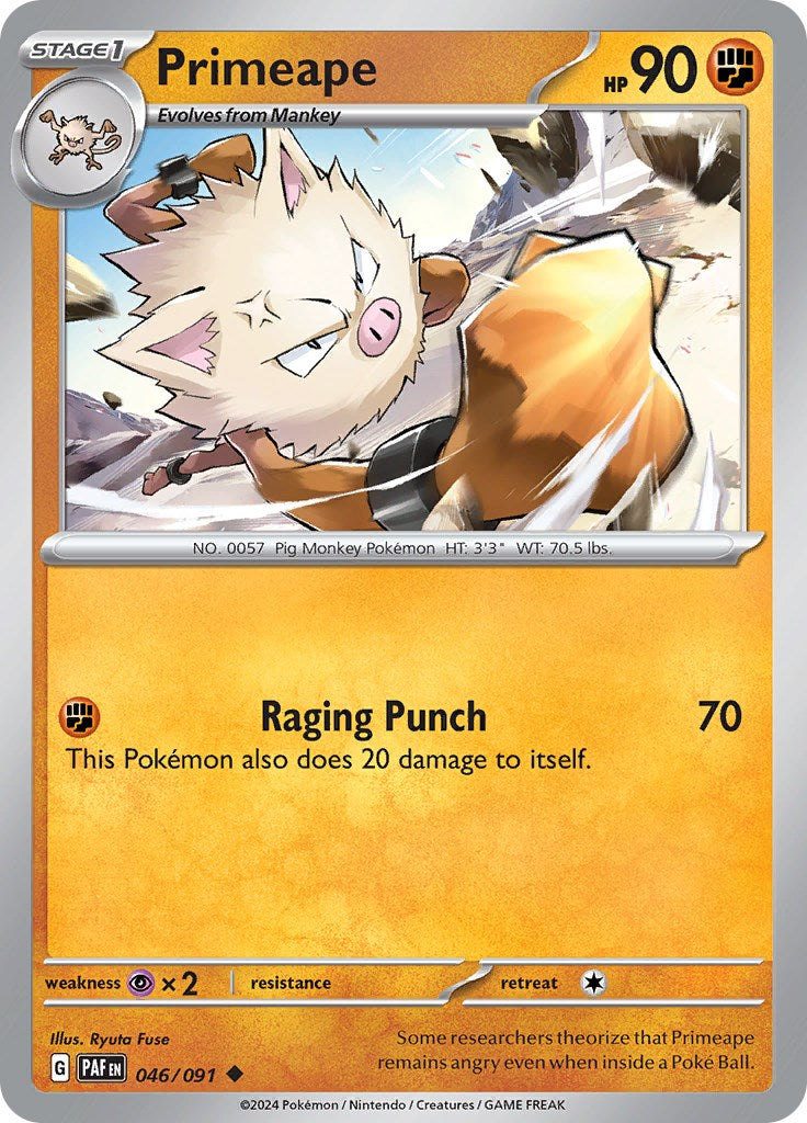 Primeape (046/091) [Scarlet & Violet: Paldean Fates] | Odin's Place