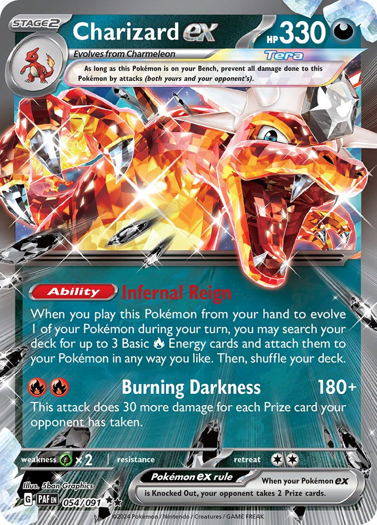 Charizard ex (054/091) [Scarlet & Violet: Paldean Fates] | Odin's Place