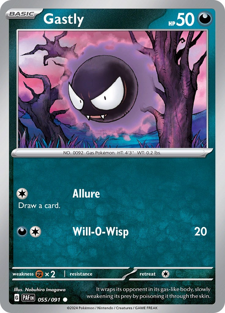 Gastly (055/091) [Scarlet & Violet: Paldean Fates] | Odin's Place
