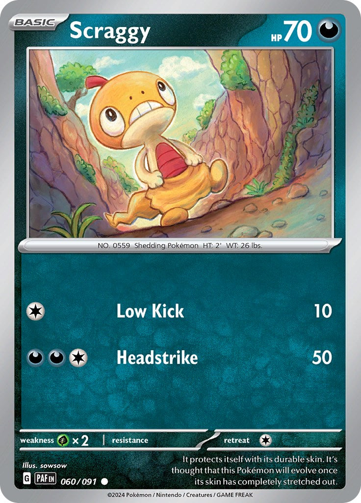 Scraggy (060/091) [Scarlet & Violet: Paldean Fates] | Odin's Place
